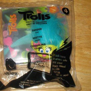 McDonald's Trolls #4 Smidge Toy